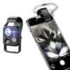 USB Rechargeable 200x Phone Clip-on Magnifier with LED Light_0
